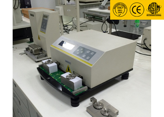 LCD Displays ASTM D5264 Ink Rub Test Machine , Professional Abrasion Testing Machine